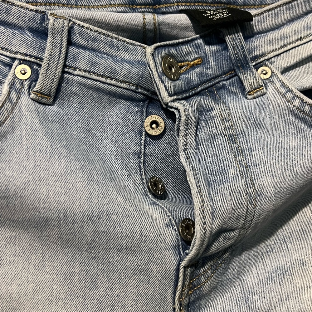 H&M Distressed Light Blue Jeans